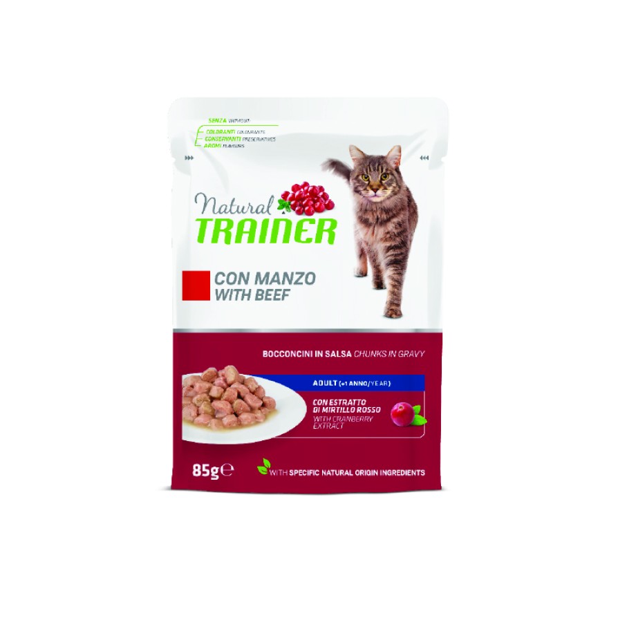 TRAINER NATURAL CAT ADULT ΜΟΣΧΑΡΙ 85GR NATURAL TRAINER
