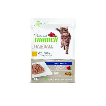 TRAINER NATURAL CAT HAIRBALL Κοτόπουλο 85gr *προς Κ*