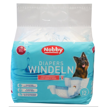 NOBBY-DAIPERS Female Dogs x12 XL 40-58cm