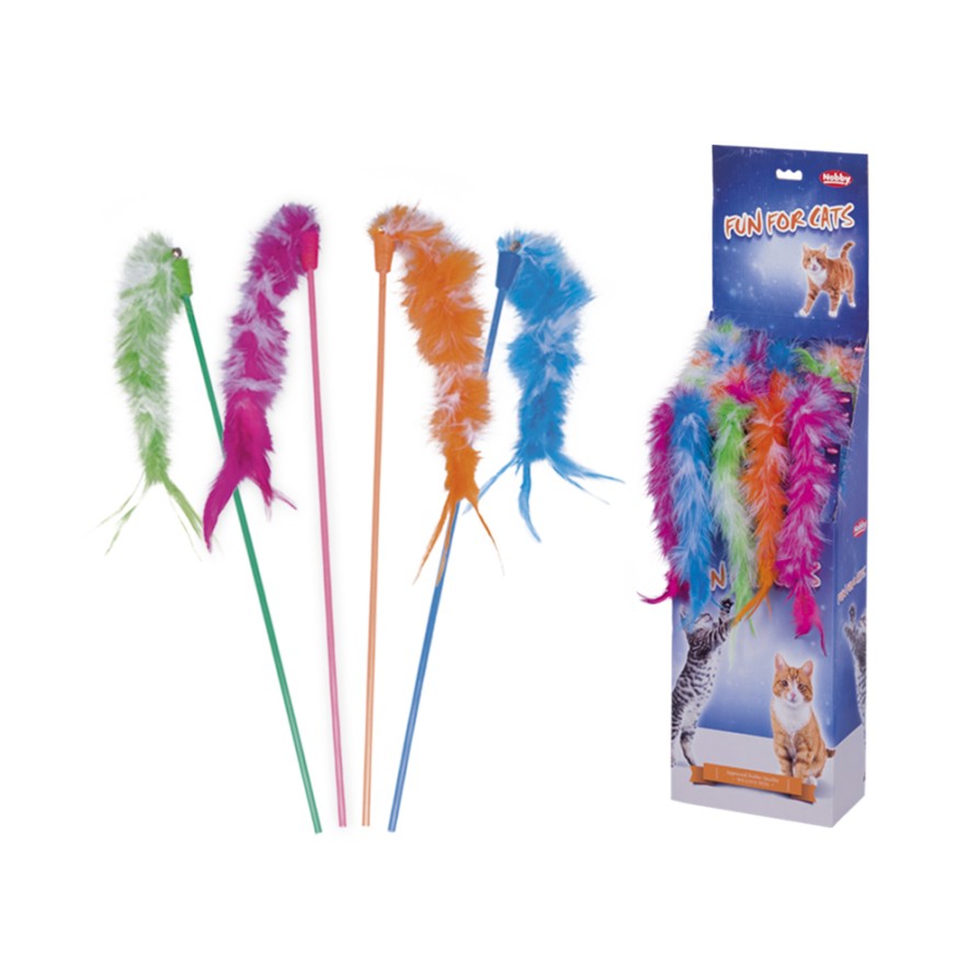 NOBBY ΨΑΡΟΚΟΚΚΑΛΟ FEATHER TOY ΝΟΒΒΥ