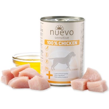 NUEVO SENSITIVE DOG 100% ONE PROTEIN με Κοτόπουλο 400GR