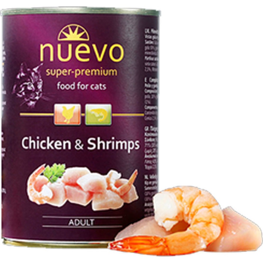 NUEVO ADULT SHRIMPS & CHICKEN 400GR NUEVO