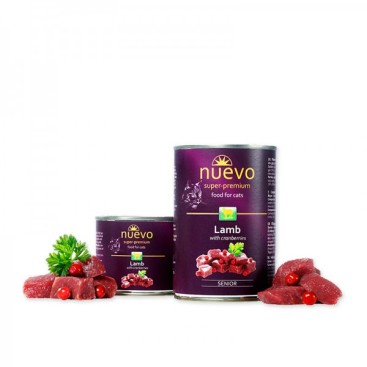 NUEVO CAT ADULT SENIOR με Αρνί & Cranberry 400gr