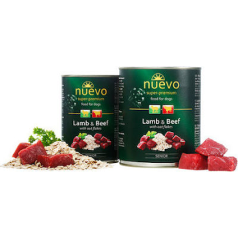 NUEVO SENIOR DOG με Αρνί & Μοσχάρι 800gr