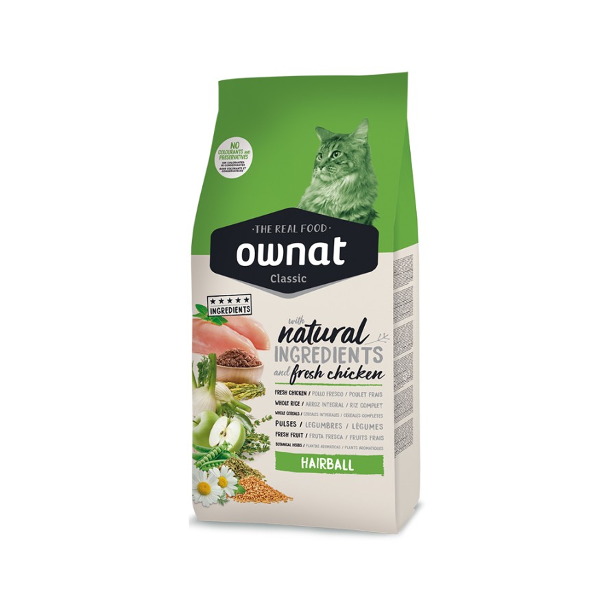 OWNAT CLASSIC CAT HAIRBALL 1.5KG (MT) SEACHEM