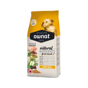 OWNAT CLASSIC DOG ΜΕ ΑΡΝΙ ΚΑΙ ΡΥΖΙ 20KG