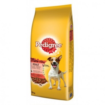 PEDIGREE ADULT MINI ΜΟΣΧΑΡΙ 12KG