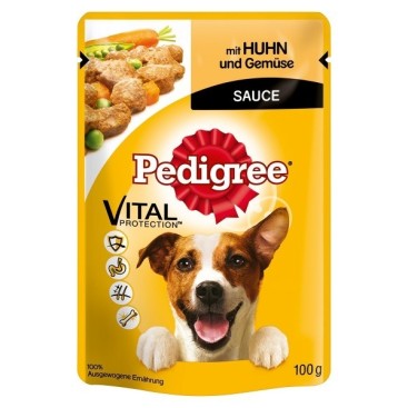 PEDIGREE DOG ADULT σε Σάλτσα Κοτόπουλο με Λαχανικά 100gr *προς Κ*