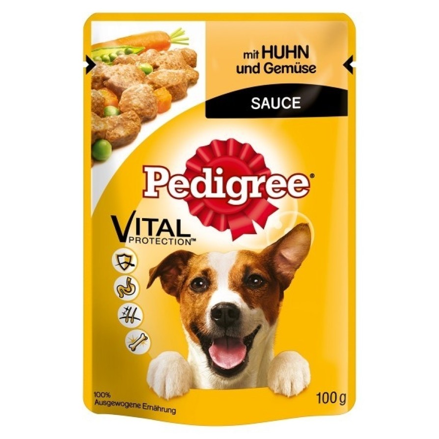 PEDIGREE POUCH ADULT ΚΟΤ&ΛΑΧ ΣΕ ΣΑΛΤΣΑ 100GR PEDIGREE
