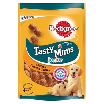 PEDIGREE TASTY MINIS JUNIOR με Κοτόπουλο 125gr