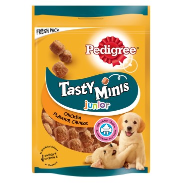 PEDIGREE TASTY MINIS JUNIOR με Κοτόπουλο 125gr