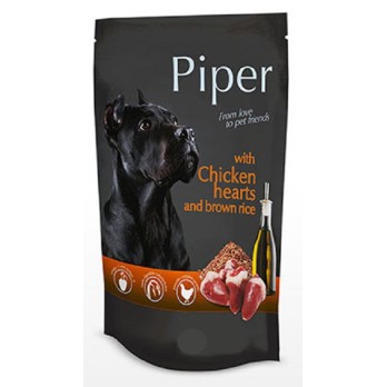 PIPER ADULT ΚΑΡΔΙΑ ΚΟΤΟΠΟΥΛΟΥ & ΣΠΑΝΑΚΙ POUCH 150gr