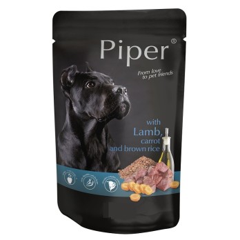 PIPER ADULT ΑΡΝΙ ΚΑΡΟΤΟ ΚΑΣΤΑΝΟ ΡΥΖΙ POUCH