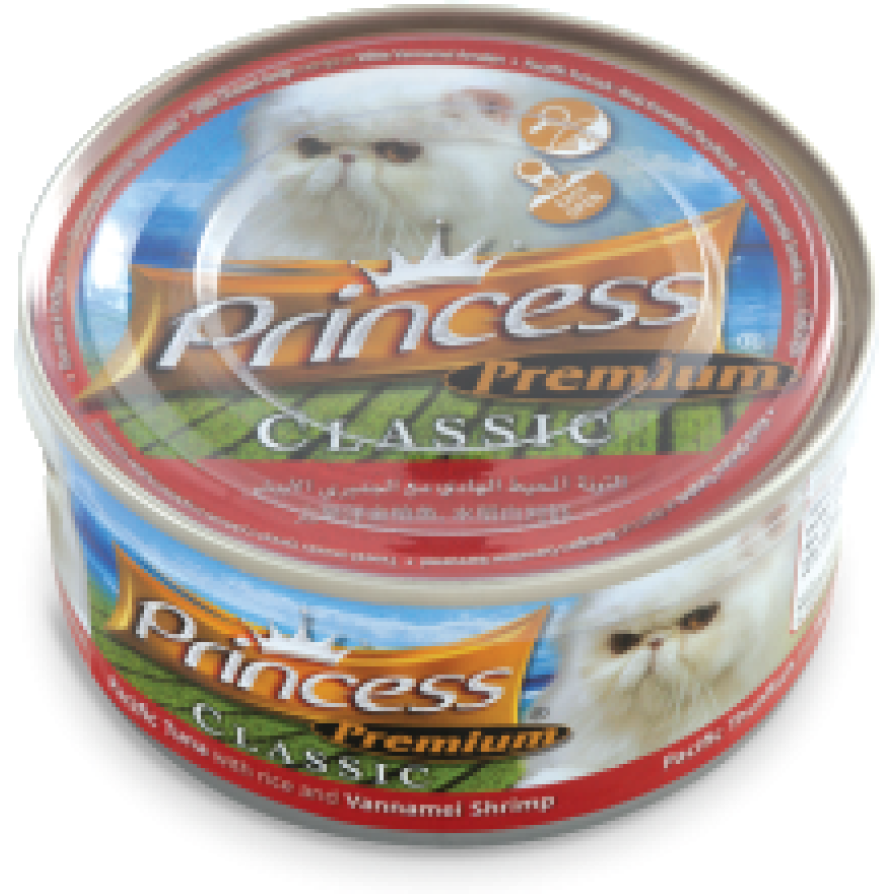 PRINCESS CLASSIC με Τόνο, Ρύζι & Γαρίδες Vannamei 170gr