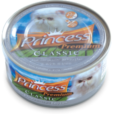 PRINCESS CLASSIC με Κοτόπουλο, Τόνο, Ρύζι & Αχιβάδα 170gr