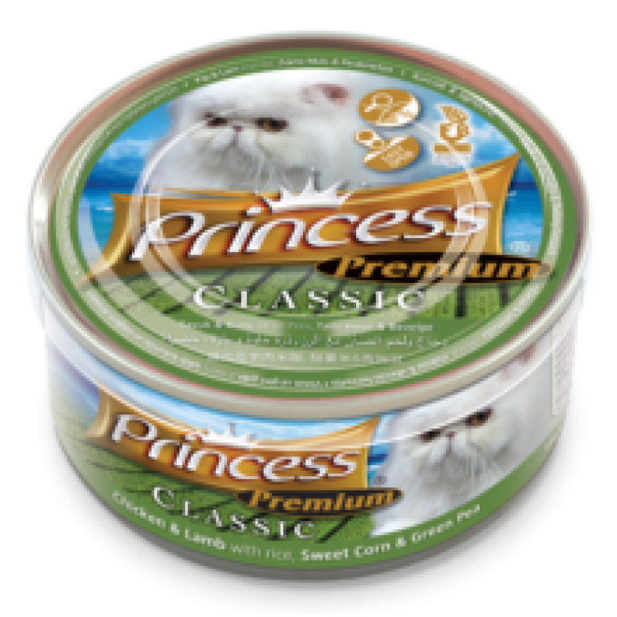 PRINCESS CLASSIC με Κοτόπουλο, Τόνο, Ρύζι & Λαχανικά 170gr