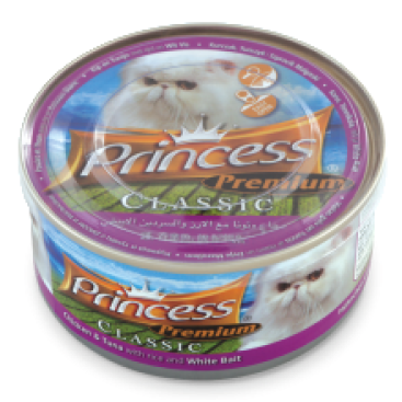 PRINCESS CLASSIC με Κοτόπουλο, Τόνο, Ρύζι & White Bait 170gr