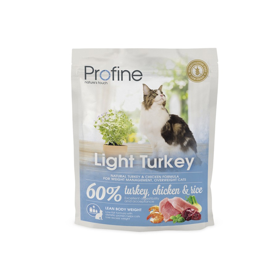 PROFINE CAT LIGHT TURKEY  0,3KG PROFINE