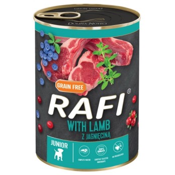 RAFI JUNIOR ΠΑΤΕ ΑΡΝΙ, BLUEBERRY & CRANBERRY 400GR