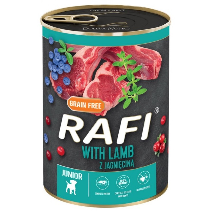 RAFI JUNIOR ΠΑΤΕ ΑΡΝΙ, BLUEBERRY & CRANBERRY 400GR RAFI