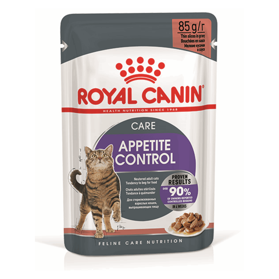 ROYAL CANIN FCN STERILISED APPET CONTROL GRAVY 85GR ROYAL CANIN