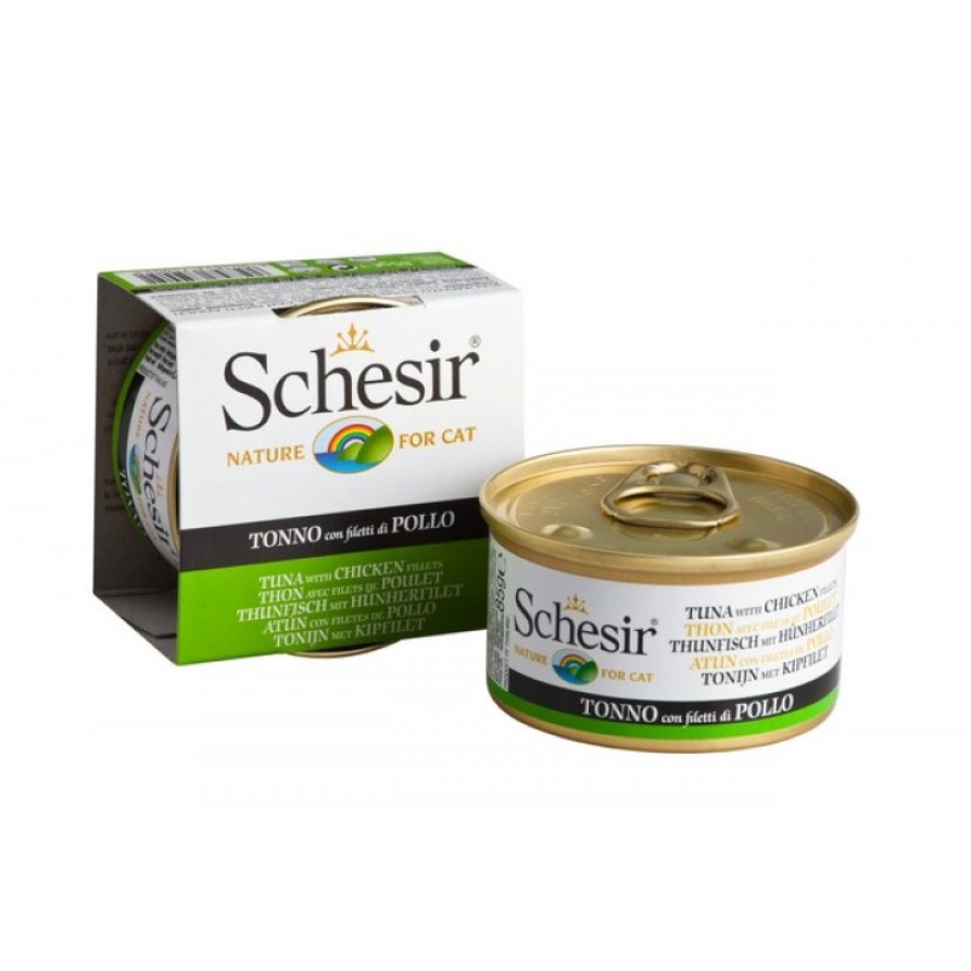 SCHESIR CAT σε Ζελέ με Τόνο & Κοτόπουλο 85gr SCHESIR