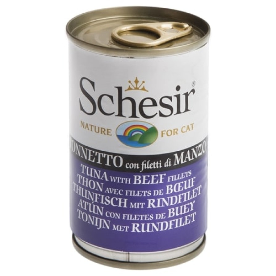 SCHESIR CAT Τόνος με Φιλέτο Βοδινού 140GR SCHESIR