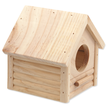 WOODEN HAMSTER HOUSE, 12*12*13.5CM