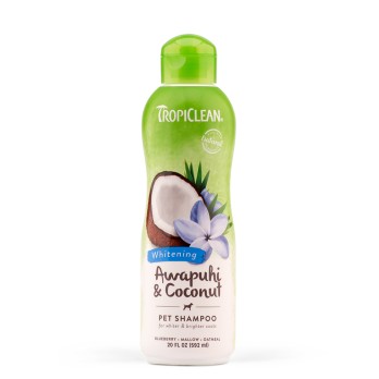 TROPICLEAN Shampoo Whitening Awapuhi & Καρύδα 355ml