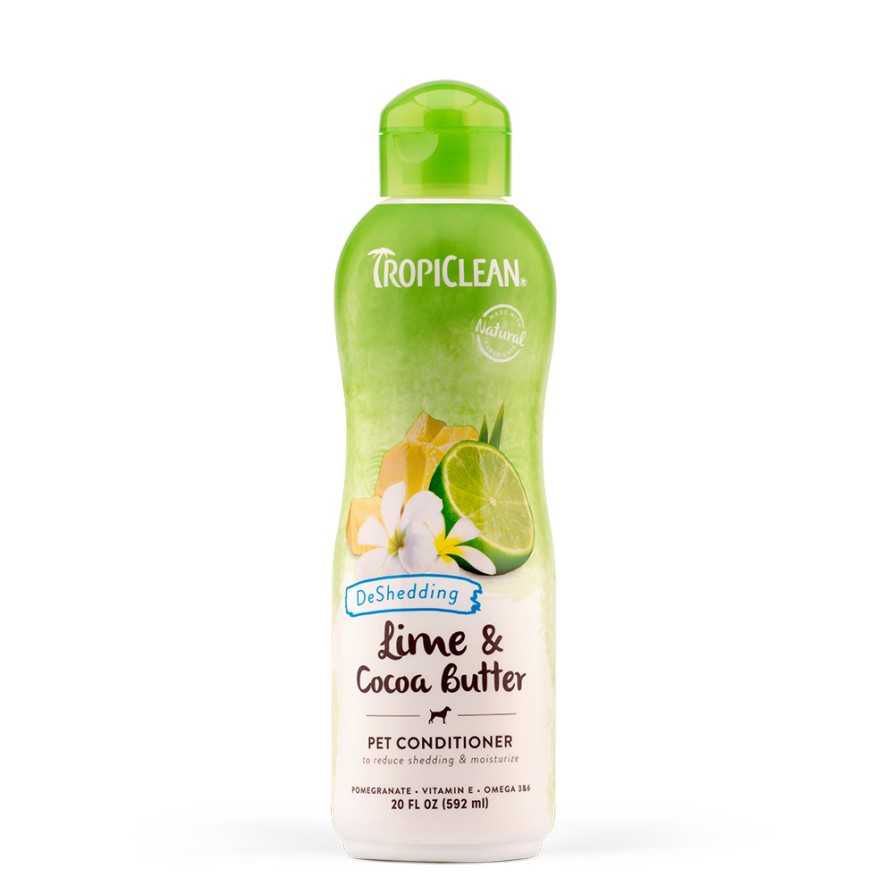 TROPICLEAN Shed Control Conditioner Λάιμ Και Βούτυρο Κακάο 355ml