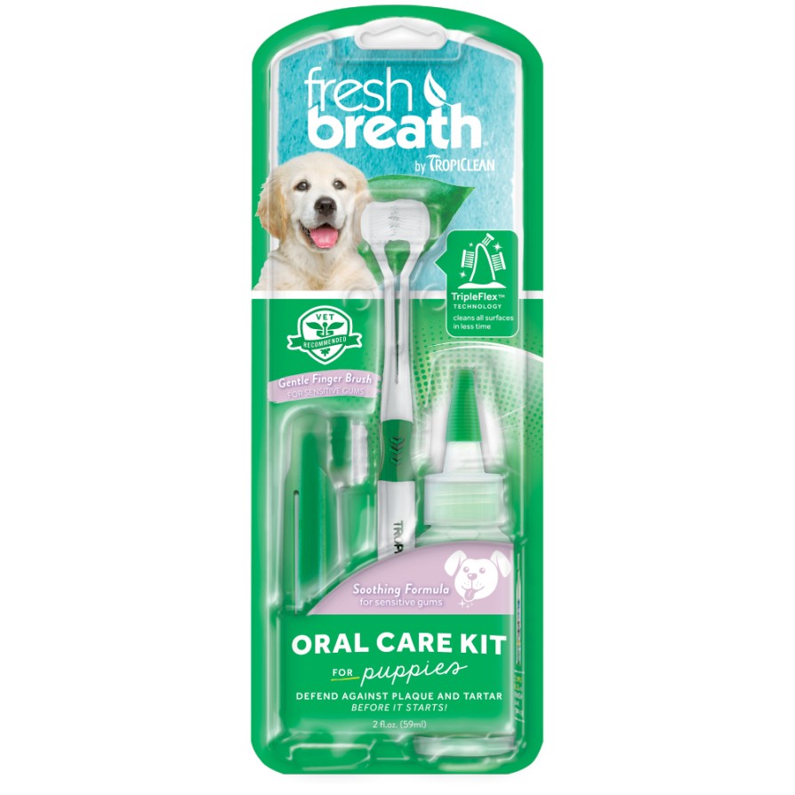 TROPICLEAN Fresh Breath Puppy Oral Care Kit 59ml