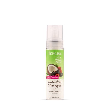TROPICLEAN Waterless Shampoo Dog Deep Cleaning Μούρα & Καρύδα 220ml