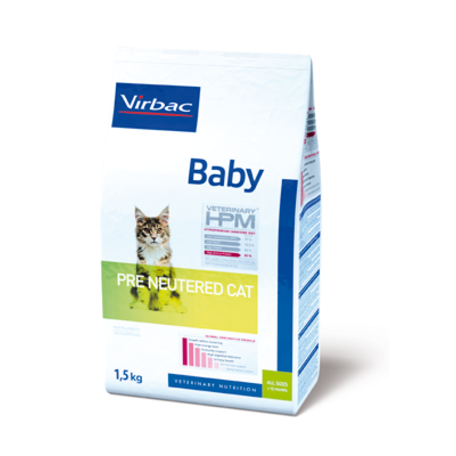 VIRBAC BABY PRE NETUTERED CAT 1,5KG