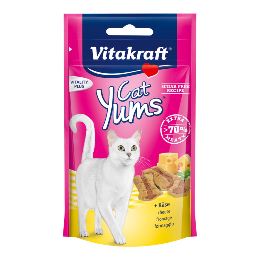 VITAKRAFT CAT YUMS ΓΕΜΙΣΤΕΣ ΛΙΧΟΥΔΙΕΣ ΜΕ ΤΥΡΙ 40GR VITAKRAFT