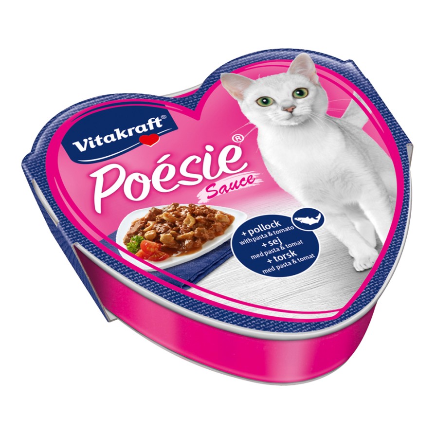 VITAKRAFT Poésie Sauce Μπακαλίαρος με Ζυμαρικά 85gr