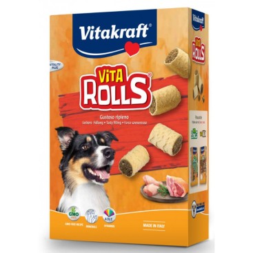 VITAROLLS Τραγανά Γεμιστά Μπισκότα με Βοδινό & Κοτόπουλο 400gr