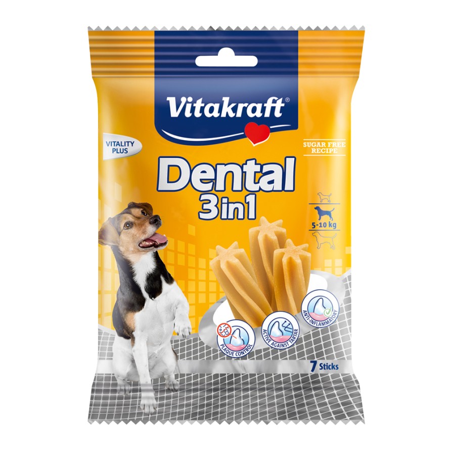 DENTAL ΟΔΟΝΤIKH ΛΙΧΟΥΔΙΑ 3IN1 AΠΟ 5 EΩΣ 10KG 7TEM VITAKRAFT
