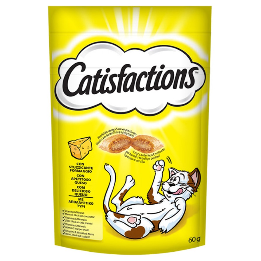 CATISFACTION ΛΙΧΟΥΔΙΑ ΓΑΤΑΣ ΜΕ ΤΥΡΙ 60GR CATISFACTION