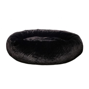 WOOF Πουφ με αποσπώμενο μαξιλάρι ΜΑΥΡΟ Νο1 (δ) 60 *προς Κ*