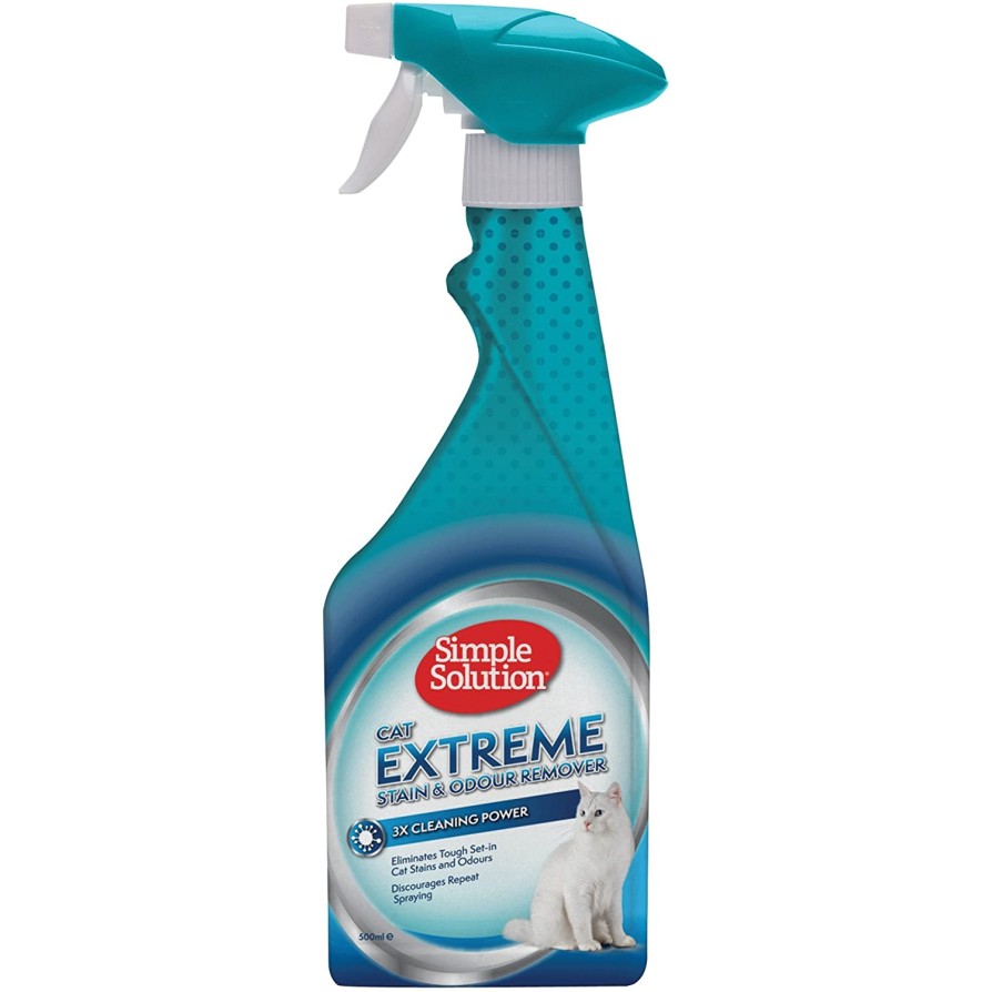 SIMPLE SOLUTION EXTREME STAIN & ODOUR REMOVER FOR CATS 500ML ΣΤΕΓΝΟ ΚΑΘΑΡΙΣΜΑ