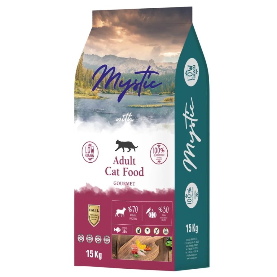 MYSTIC ADULT CAT FOOD GOURMET 15kg MYSTIC