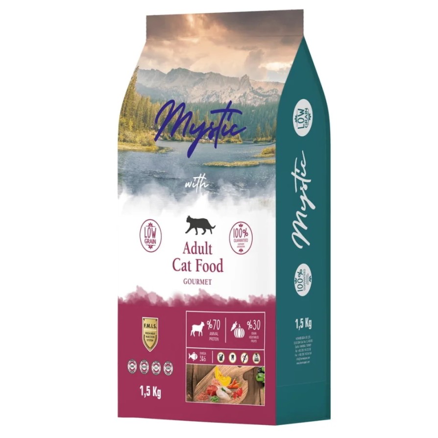 MYSTIC ADULT CAT FOOD GOURMET 1,5kg MYSTIC