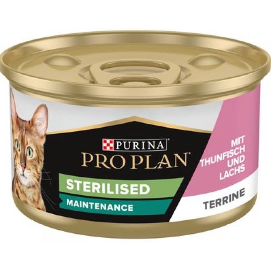 Pro Plan Cat Wet STERILISED SALMON & TUNA pate 85gr PRO PLAN
