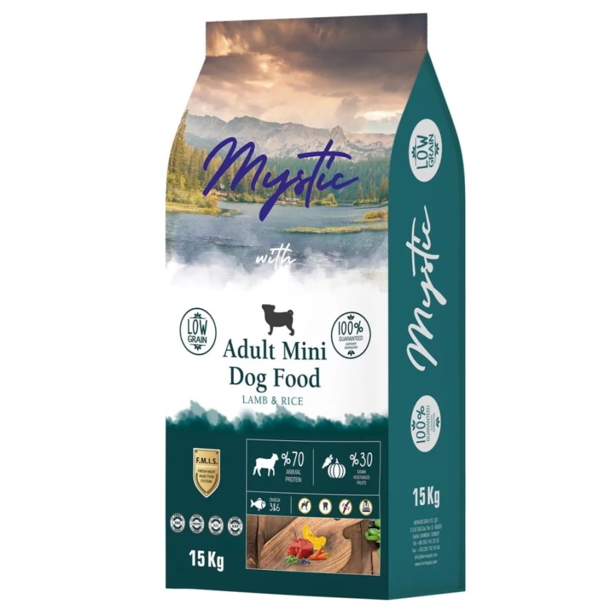 MYSTIC MINI DOG FOOD LAMB&RICE 15,kg MYSTIC