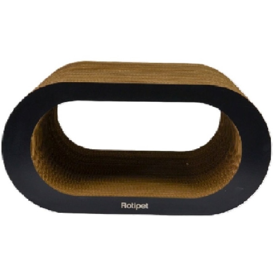 ROTIPET THETA CAT SCRATCHER LRG BLACK 54x34x50CM ROTIPET