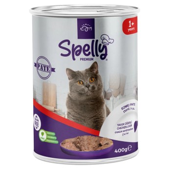 SPELLY ADULT CAT PATE (CHICKEN LIVER) 400gr