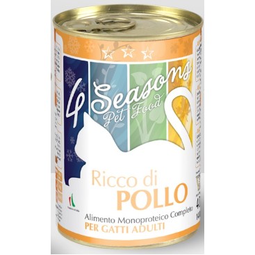 4 SEASONS ΚΟΝΣΕΡΒΑ ΓΑΤΑΣ ΠΑΤΕ ΚΟΤΟΠΟΥΛΟ 400GR