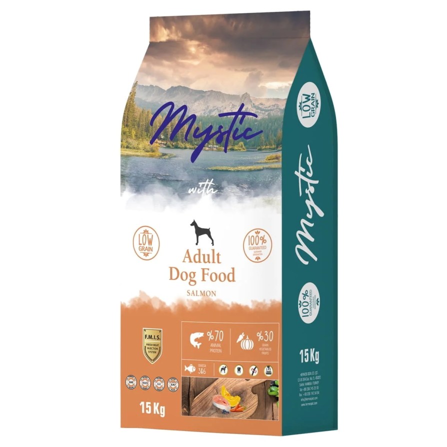 MYSTIC ADULT DOG FOOD SALMON 15kg MYSTIC