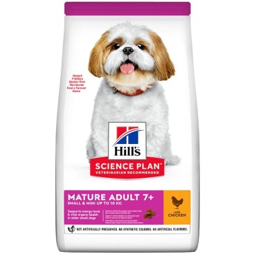 HILL&rsquo;S SP CANINE Mature Adult Small&Mini Κοτόπουλο 1,5KG -20%