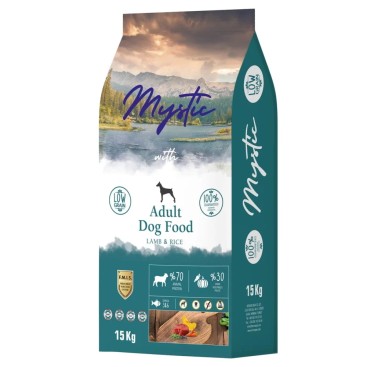 MYSTIC ADULT DOG FOOD LAMB&RICE 15kg